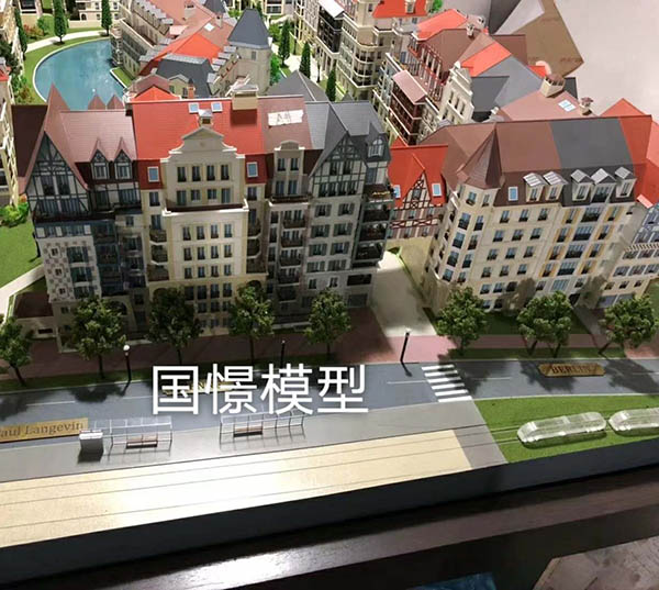 额尔古纳市建筑模型