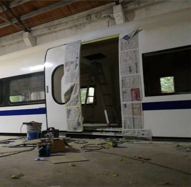 额尔古纳市高铁模型