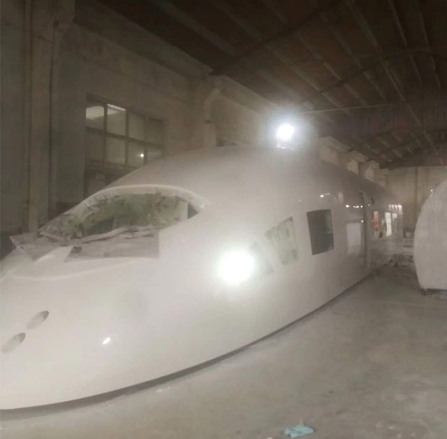 额尔古纳市高铁模型